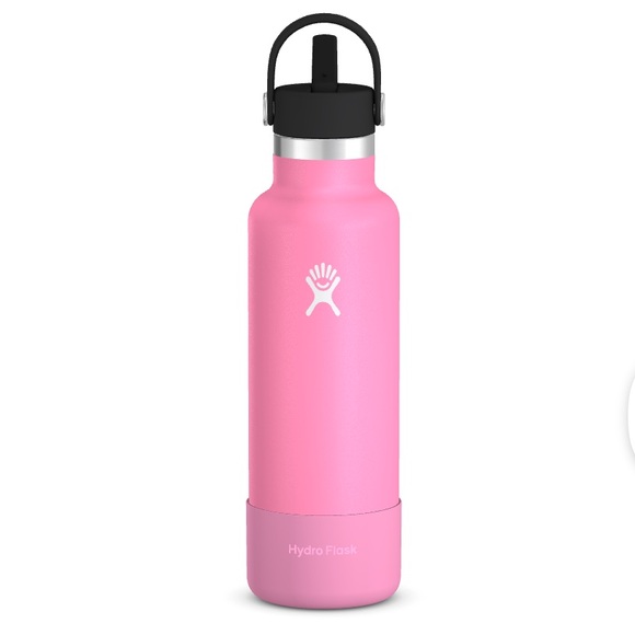 Hydro flask 21oz standard mouth straw mouth insulated bottle - zinnia pink - Picture 1 of 8